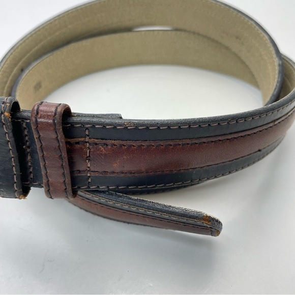 PIERRE Cardin Paris Men’s Size 38 Two Tone Belt - Picture 5 of 14